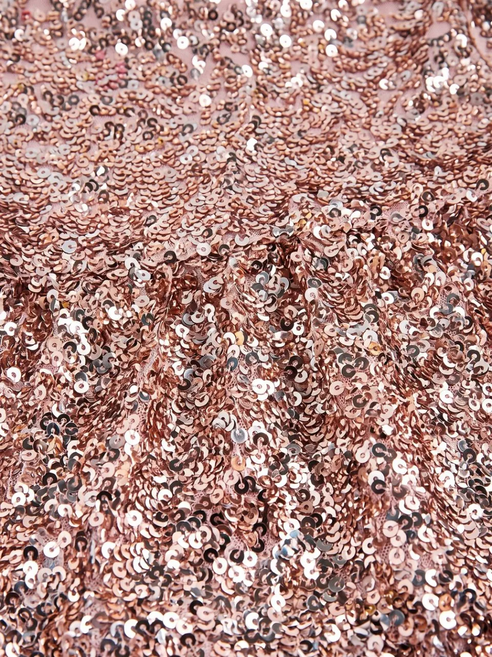 Konges Slojd Meisjes Jurken Lila Sequins Dress - Roze, foto 4