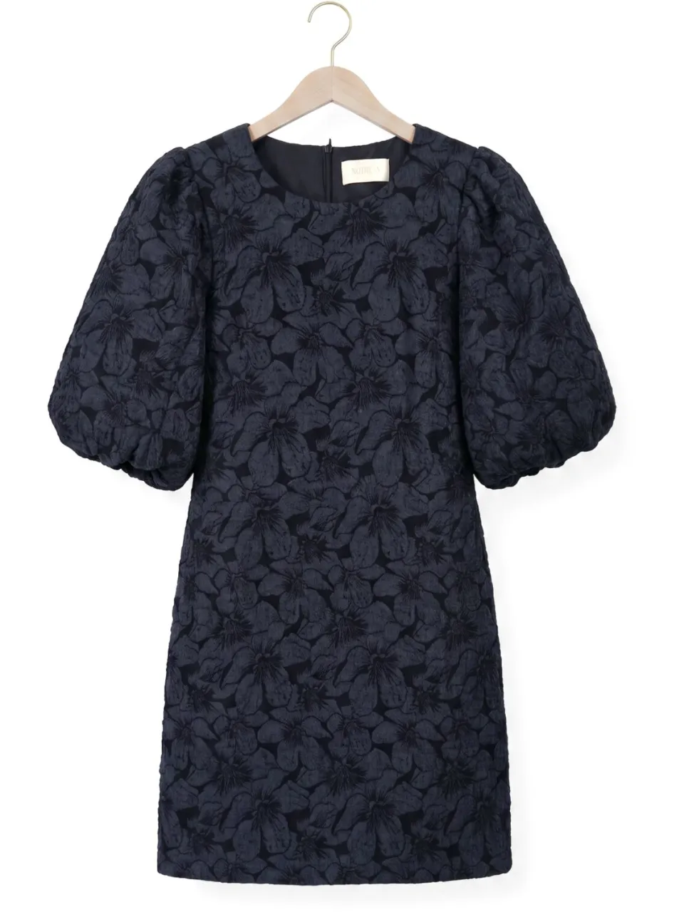 Notre-V Dames Jurken Nv-izette Toned Brocade - Donkerblauw, foto 2