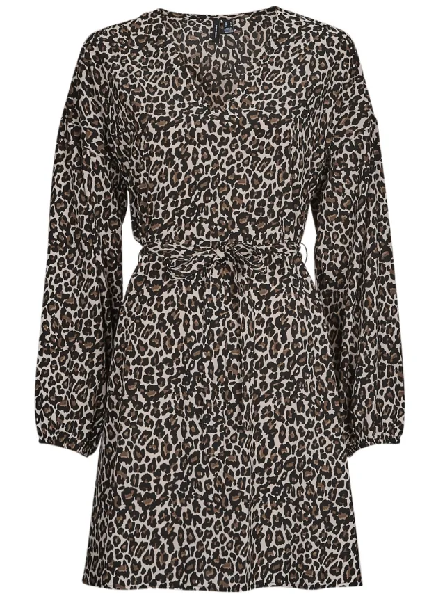 Vero Moda Korte Jurk Vero Moda VMNAJA LS SHORT DRESS WVN GA NOOS Multicolour