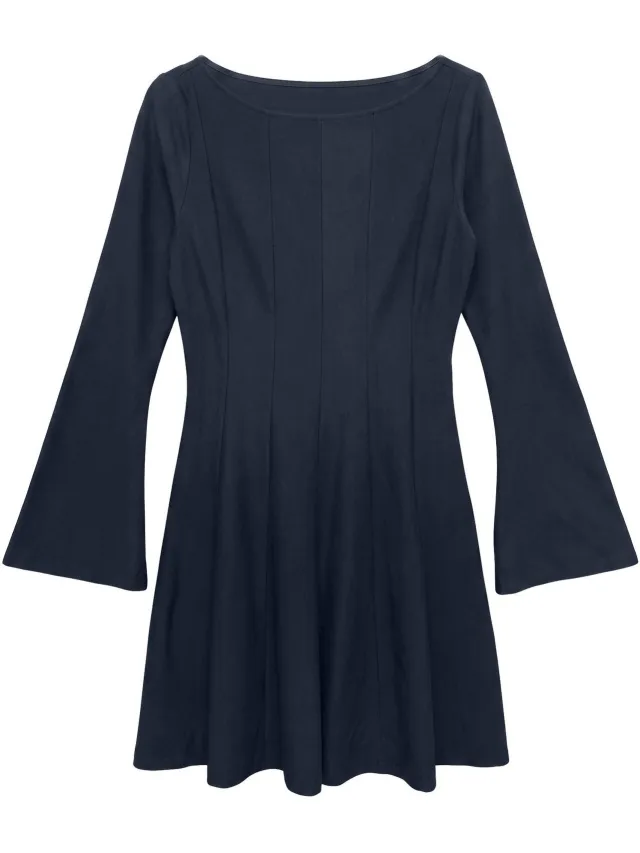 Vero Moda Jurk VMKATH Midi-jurk Navy Blazer 1