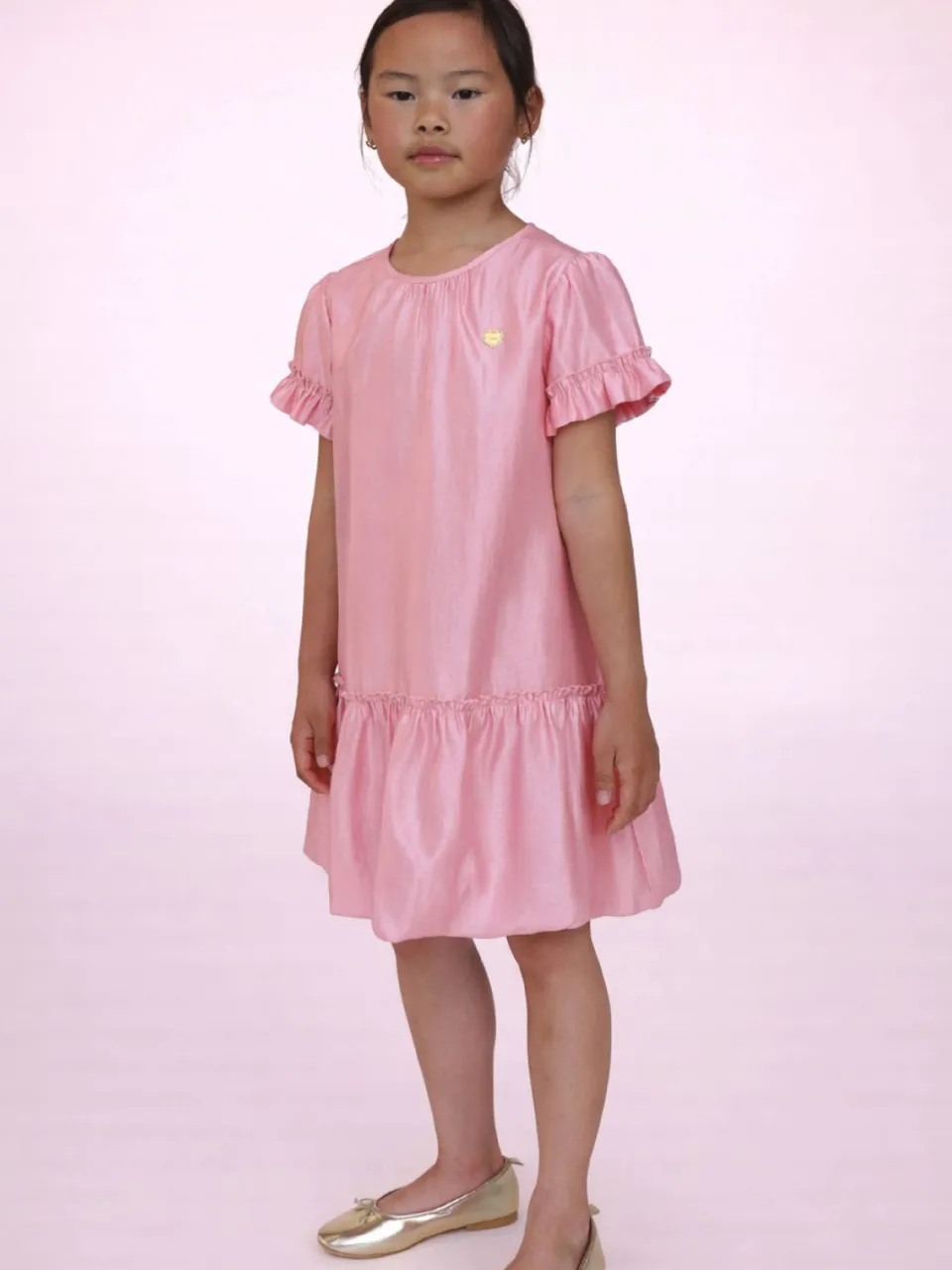 Le Chic A-lijn jurk roze, foto 4