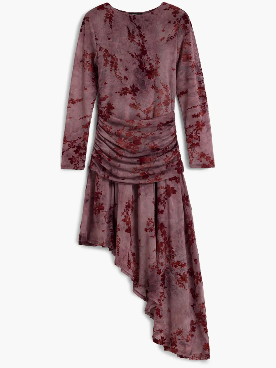 Desigual jurk met print - rood, foto 2