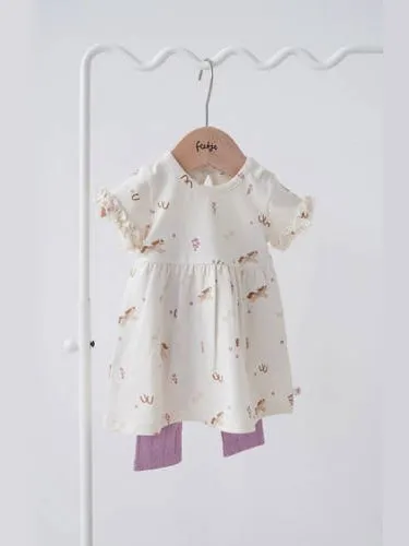 Feetje Flower Ranch jurk ecru, foto 4