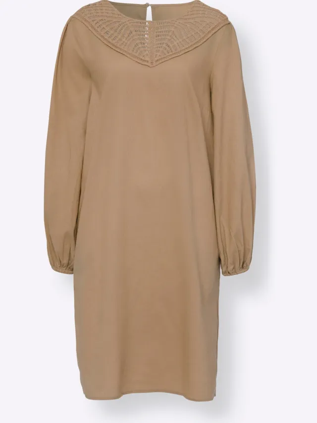 A-lijn-jurk camel, foto 2