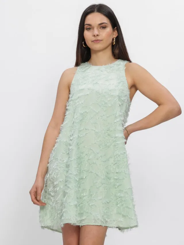 Y.A.S. YAS Dames Jurken Yasparia Sl Dress S. Noos - Mint