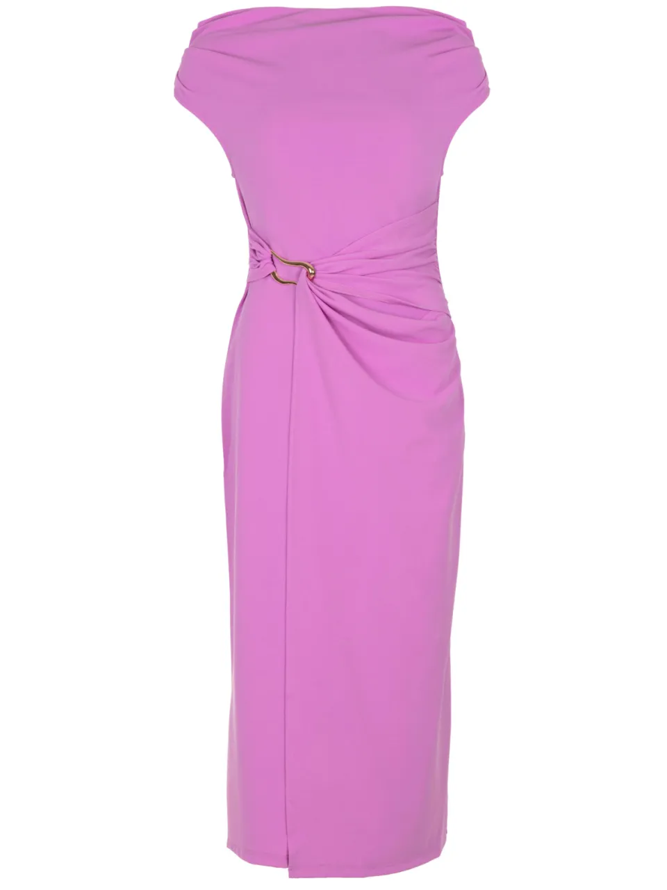 Freebird midi jurk fuchsia, foto 2