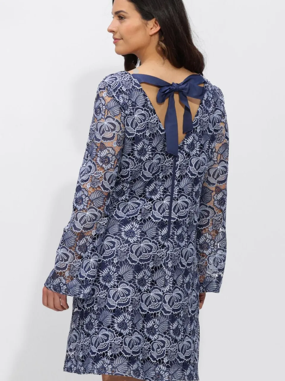 Bruuns Bazaar Dames Jurken Mauritiabblucille Dress - Donkerblauw, foto 3
