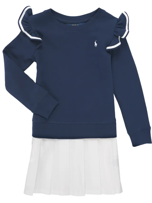 Polo Ralph Lauren Korte Jurk Polo Ralph Lauren RFFLKTWDRSS-DRESSES-DAY DRESS Marine