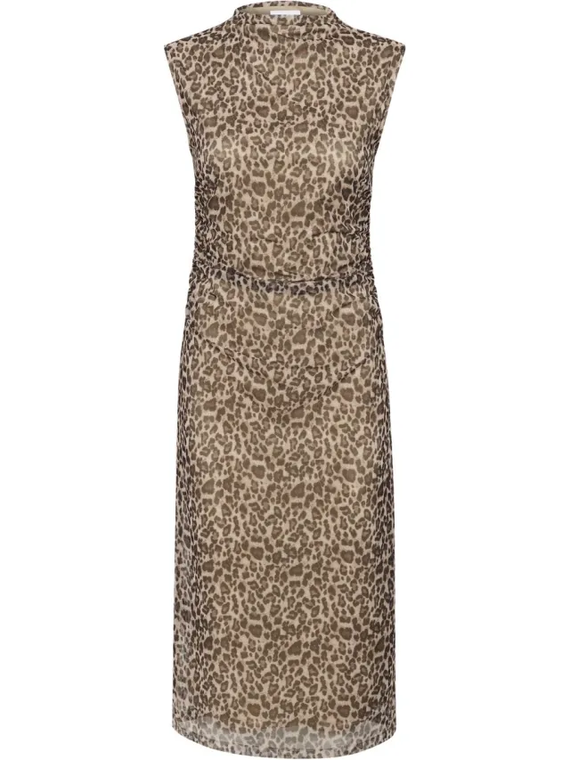 Saint Tropez LoreenSZ Dress Dames Jurk Black Reg Leo