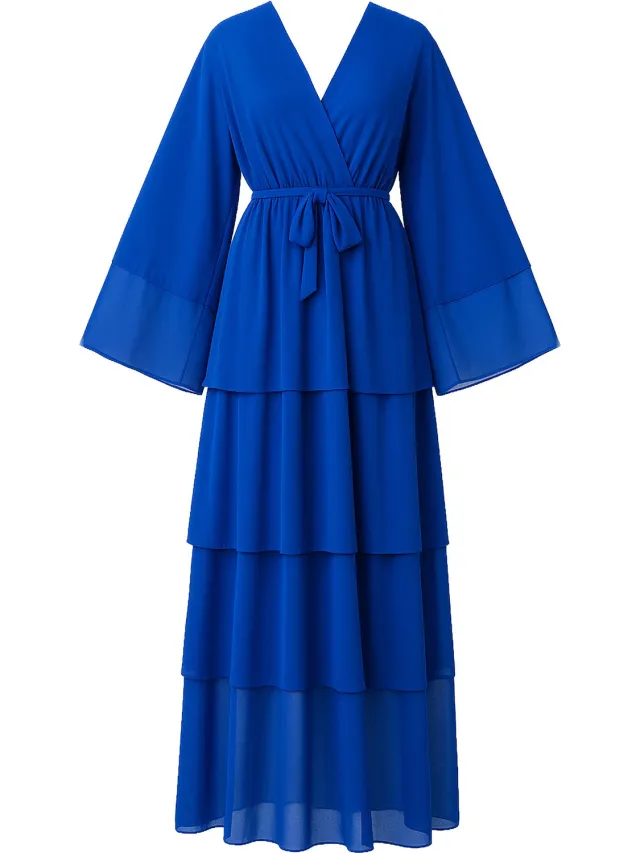 Elara Maxikleid Blau