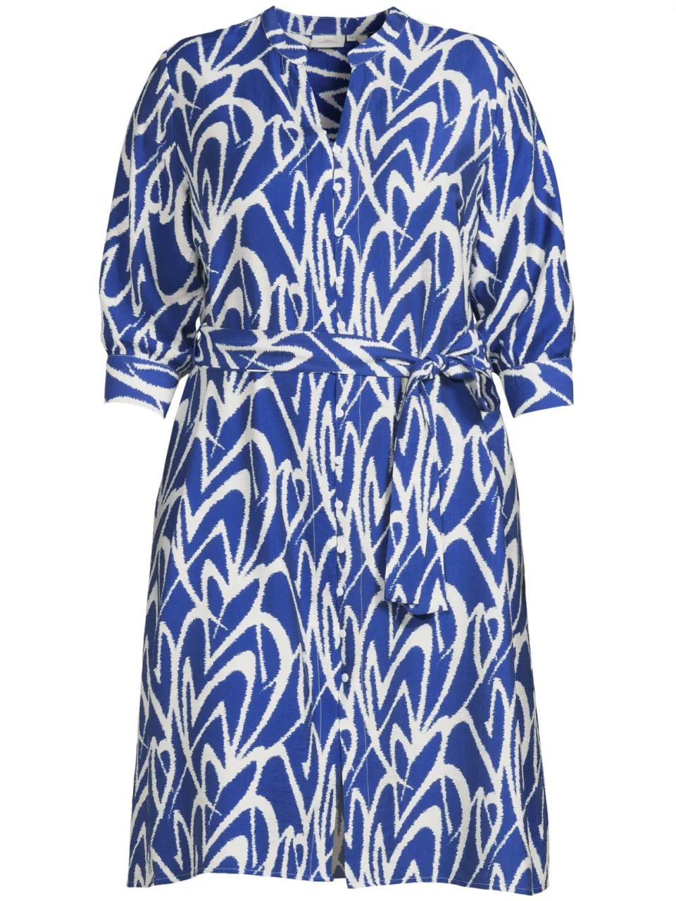 Only Carmakoma blousejurk blauw, foto 2