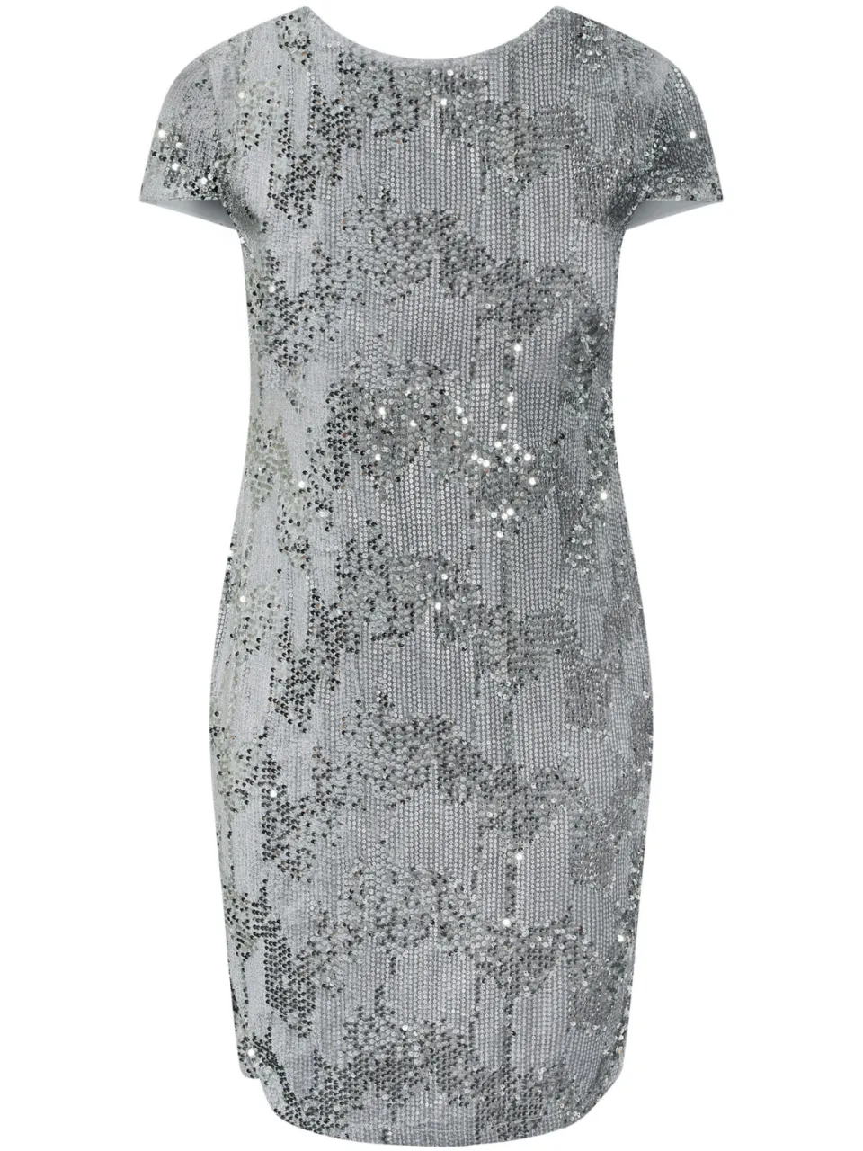 Yours London Grey Velvet Sequin Shift Dress, foto 5