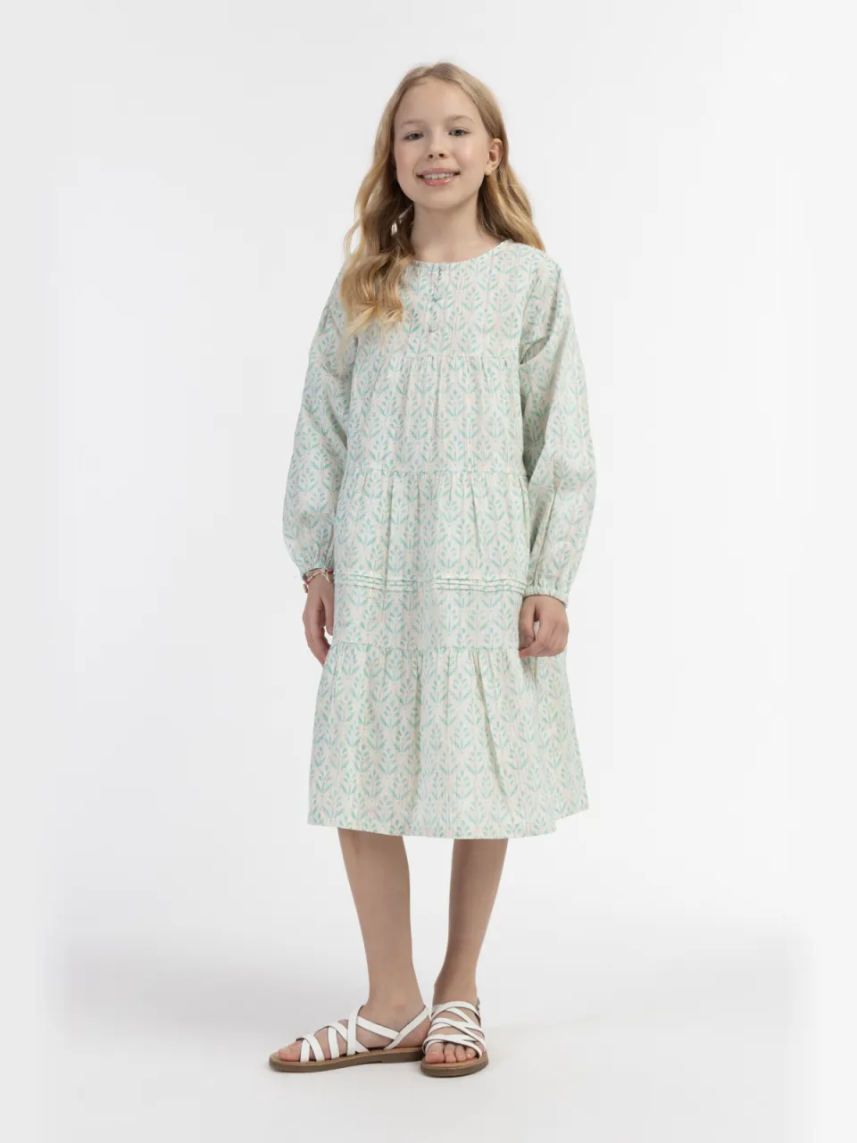 IZIA Zomerjurk Meisje turkoois Turquoise