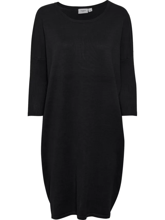 Saint Tropez MilaSZ R-N Dress Dames Jurk Black