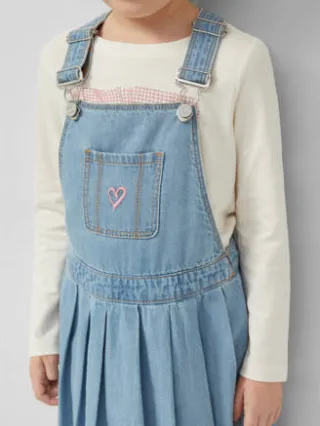 s.Oliver denim spijkerjurk lichtblauw, foto 4