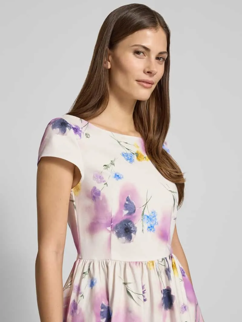 GUIDO MARIA KRETSCHMER WOMAN Midi-jurk met een florale all-over print Model 'Bridgerton' - GMK for Bridgerton lila, foto 5