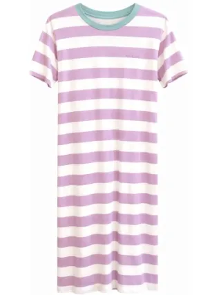 Mazine Women's Bold Striped Jersey Dress - Jurk, wit