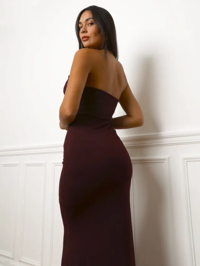 La Modeuse Jurk La Modeuse 80188_P191066 Bordeau