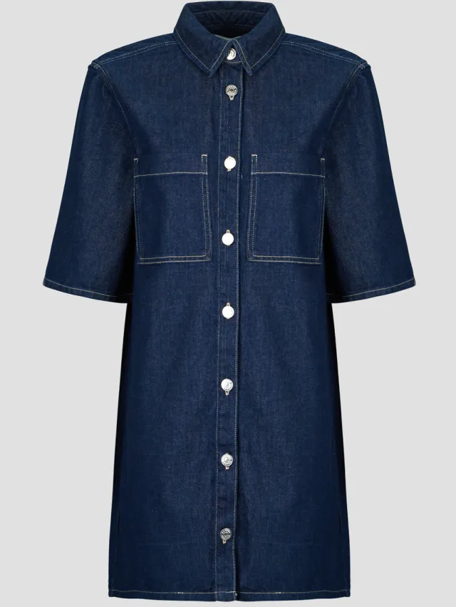 Samsøe Samsøe Korte Jurk SAMSØE SAMSØE SATILLY DRESS Marine