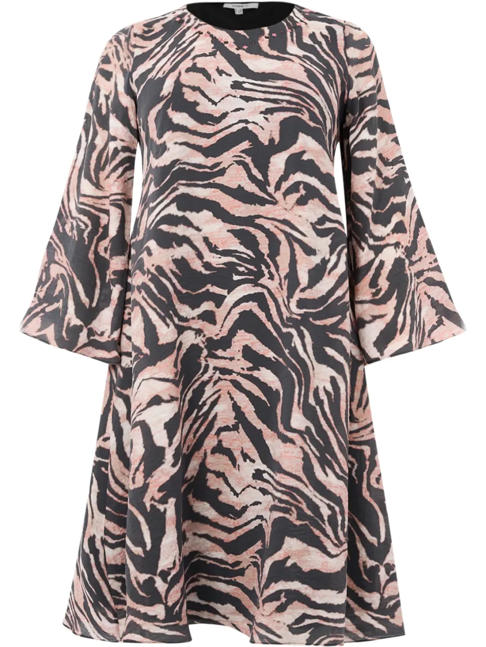 Yoek MILLY jurk met dierenprint zwart, foto 3