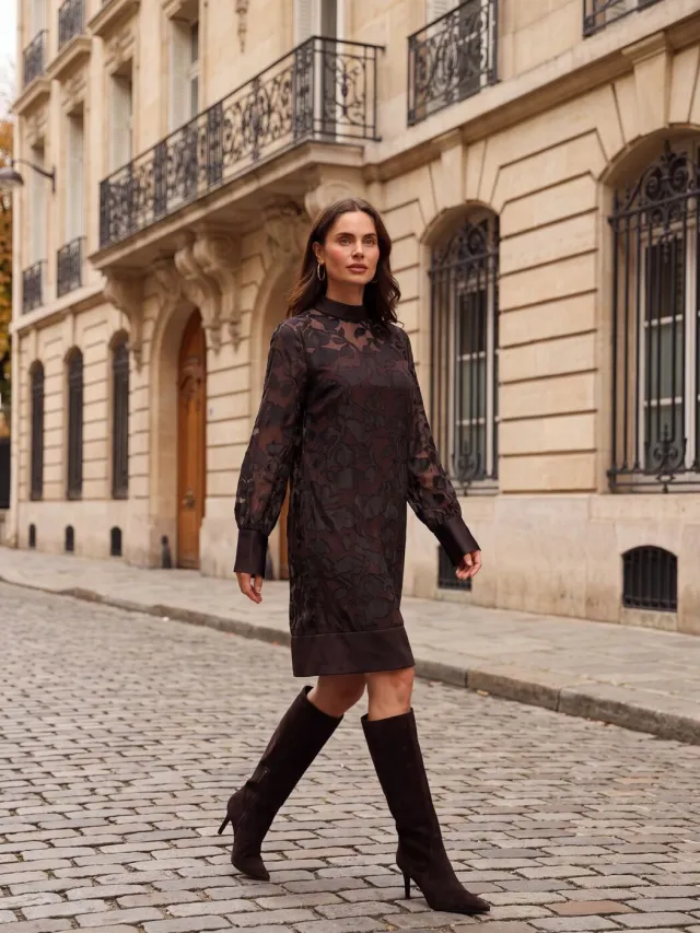 InWear Orioniw Dress Dames - Jurk - Bruin