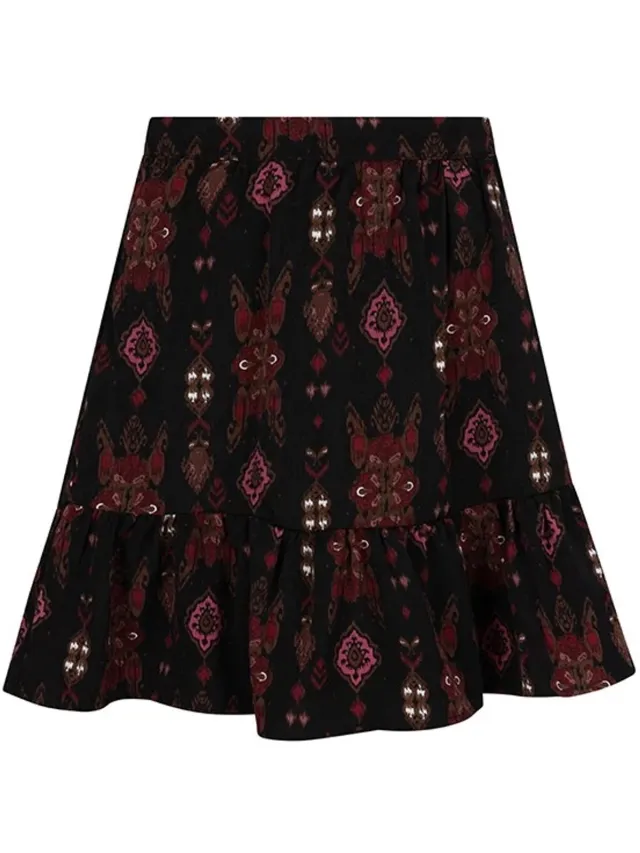 Lofty Manner Rok OK31.1 (maat L) zwart dessin