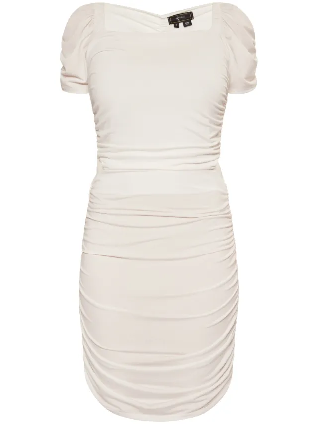 Faina Mini-jurk Dames wit, foto 2