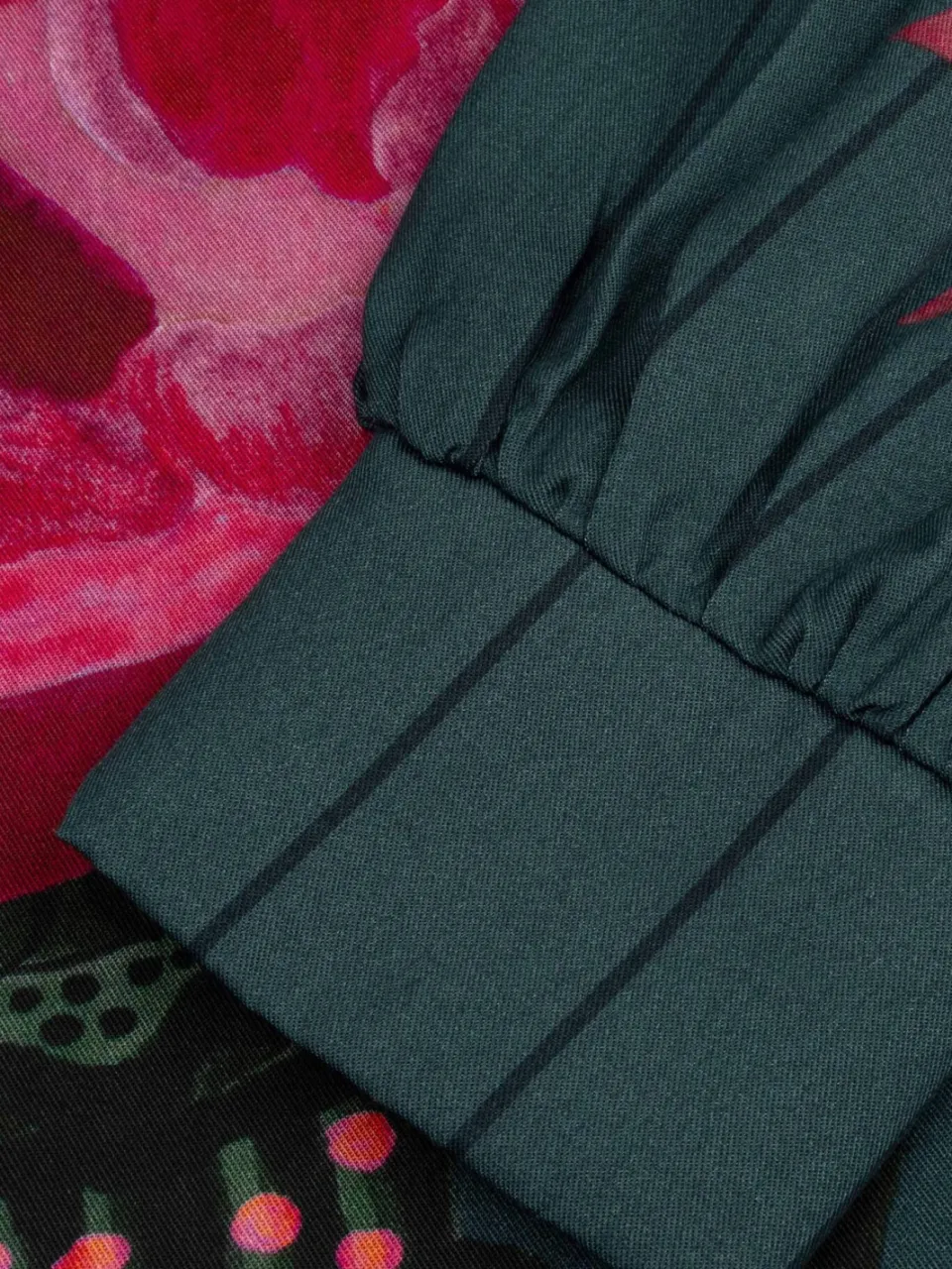 Oilily Dione maxi blousejurk donkergroen, foto 5
