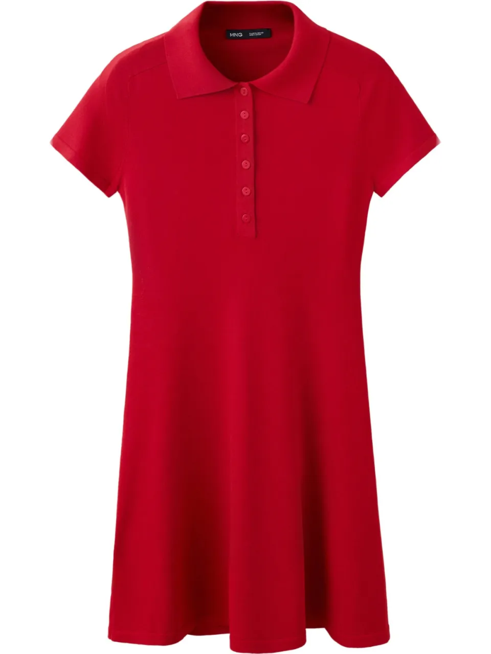 Mango korte jurk - rood, foto 2