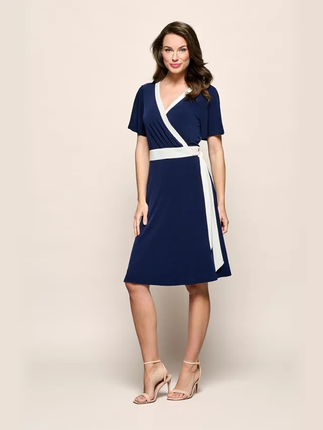 Mart Visser Regina Jurk Navy Marineblauw