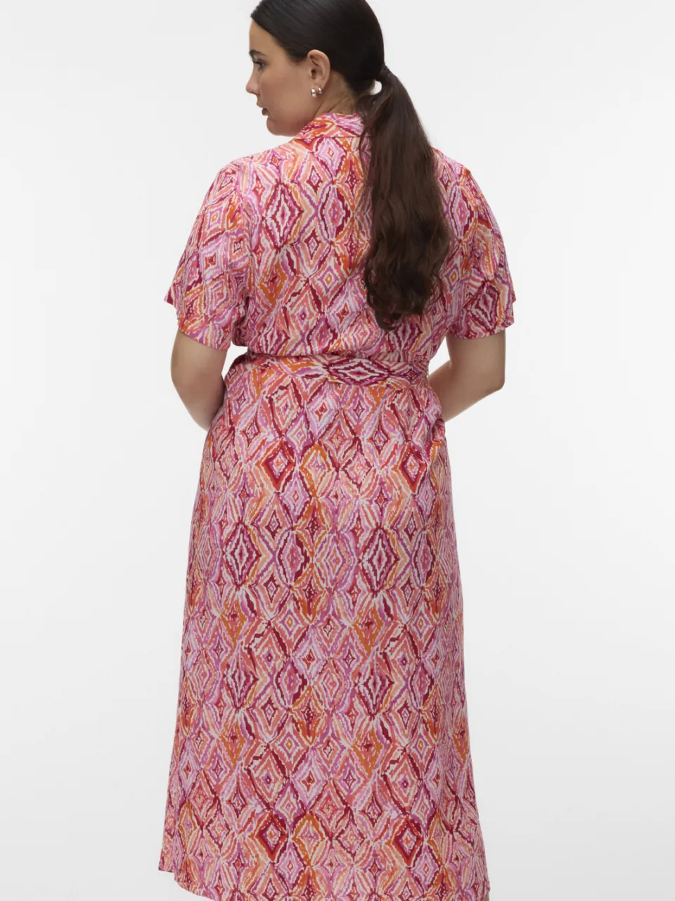 Vero Moda CURVE blousejurk roze, foto 3