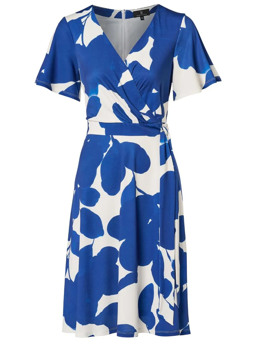 Mart Visser Regina Print Jurk Navy / Off White, foto 2