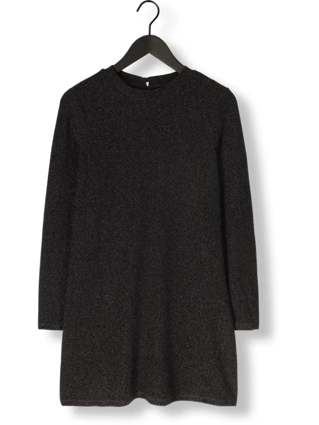 OBJECT COLLECTORS ITEM Object Objfilipa L/s Re Short Dress Dames - Jurk - Zwart