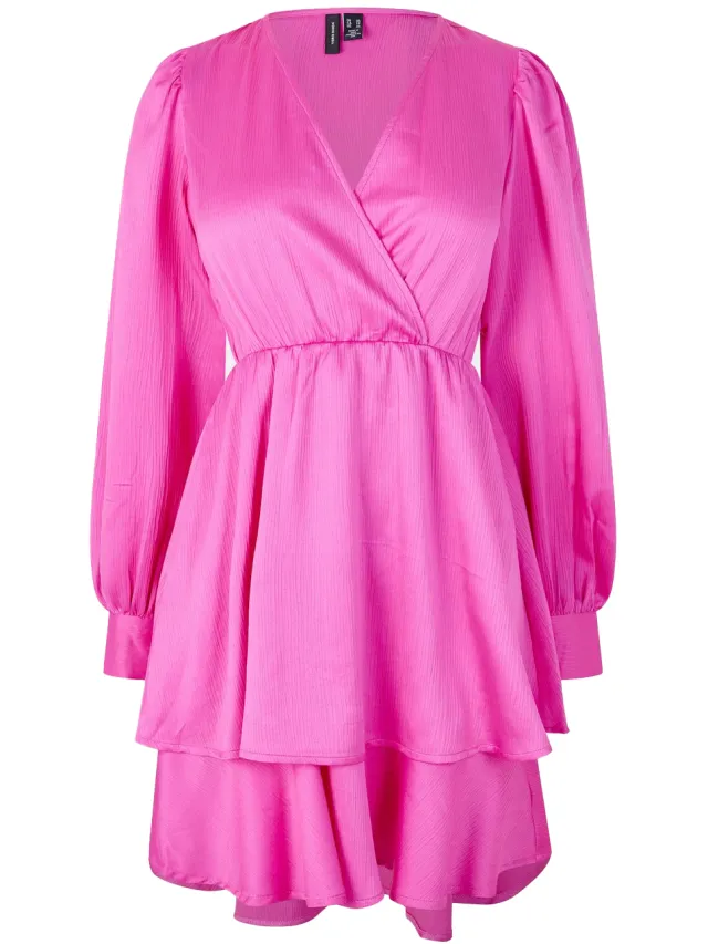 Vero Moda Dagmar-minijurk voor dames (Roos Violet) Roze