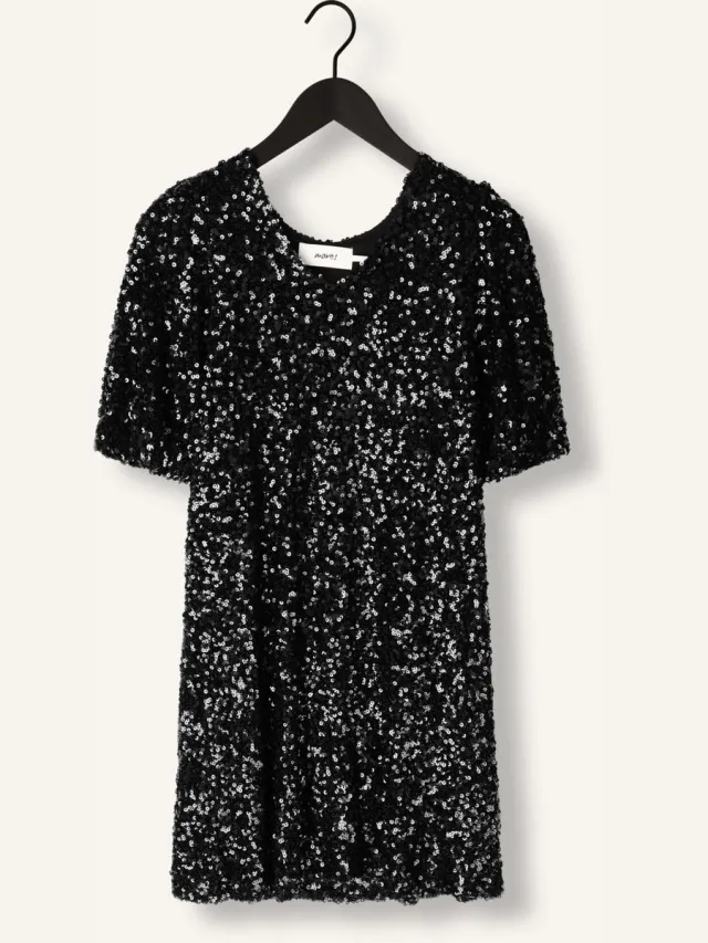 MoVeS Manalina Dames - Jurk - Zwart