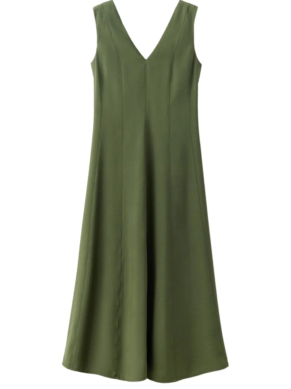 Mango midi zomerjurk - kaki, foto 2