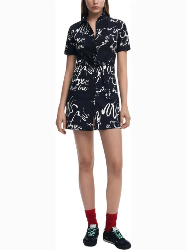 Desigual Jurk Dames Zwart