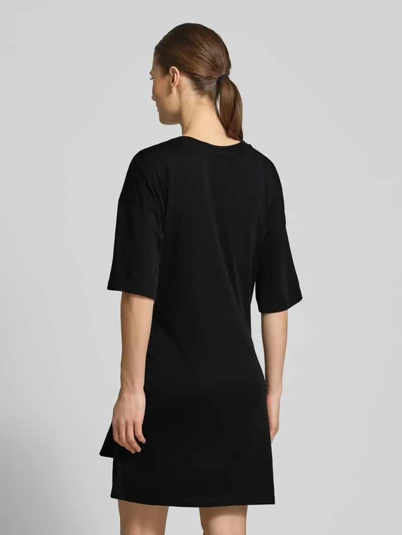 Armani Exchange T-shirtjurk met Ronde hals en 1/2-mouwen zwart, foto 3