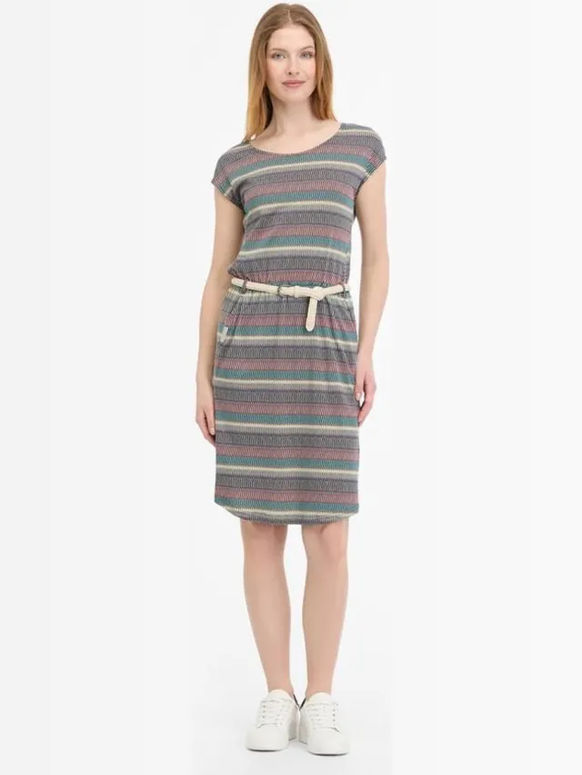 Ragwear Lilithe Dames Midi-jurk - meerkleurig multicolor