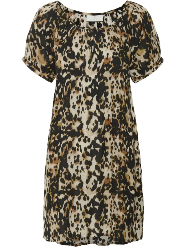 Kaffe Damesjurk KAFFE Amber luipaardprint