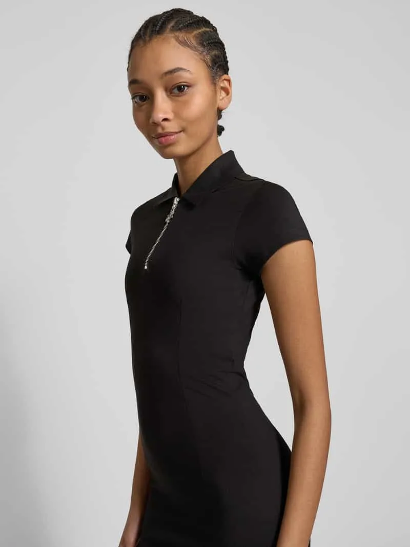 Hugo Mini-jurk met ritssluiting, model 'Nera' zwart, foto 4