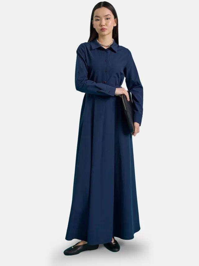 Refka Modest Dress Refka Marineblauw