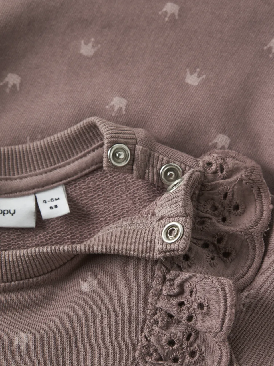 GUPPY BABY Flovisa sweatjurk oudroze, foto 3