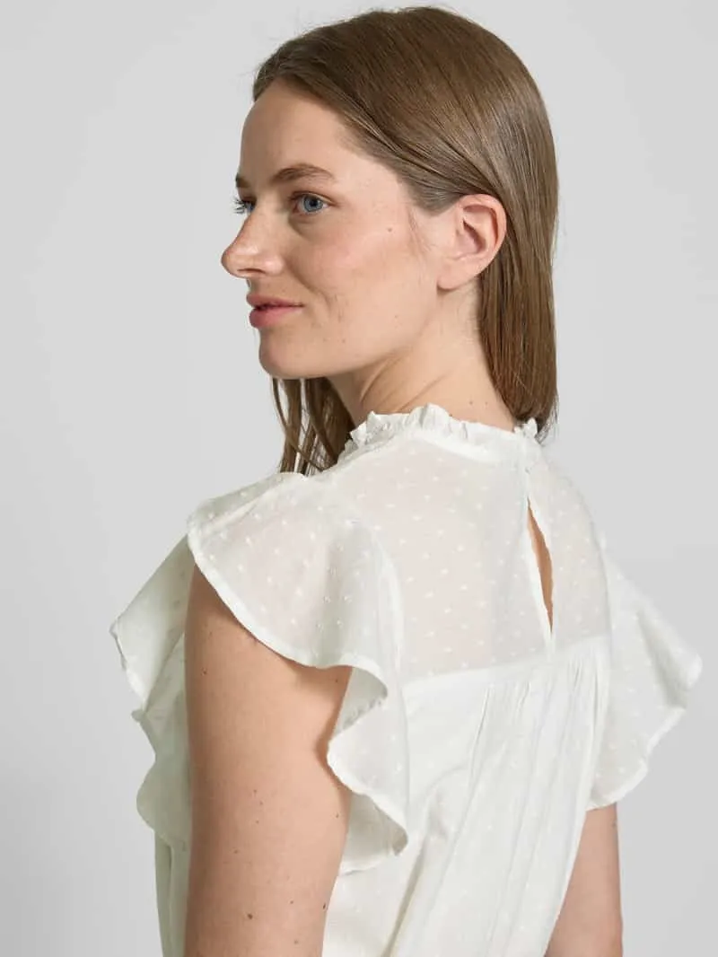 Vero Moda Vrijetijdsjurk van puur katoen model 'TRINE' wit, foto 5