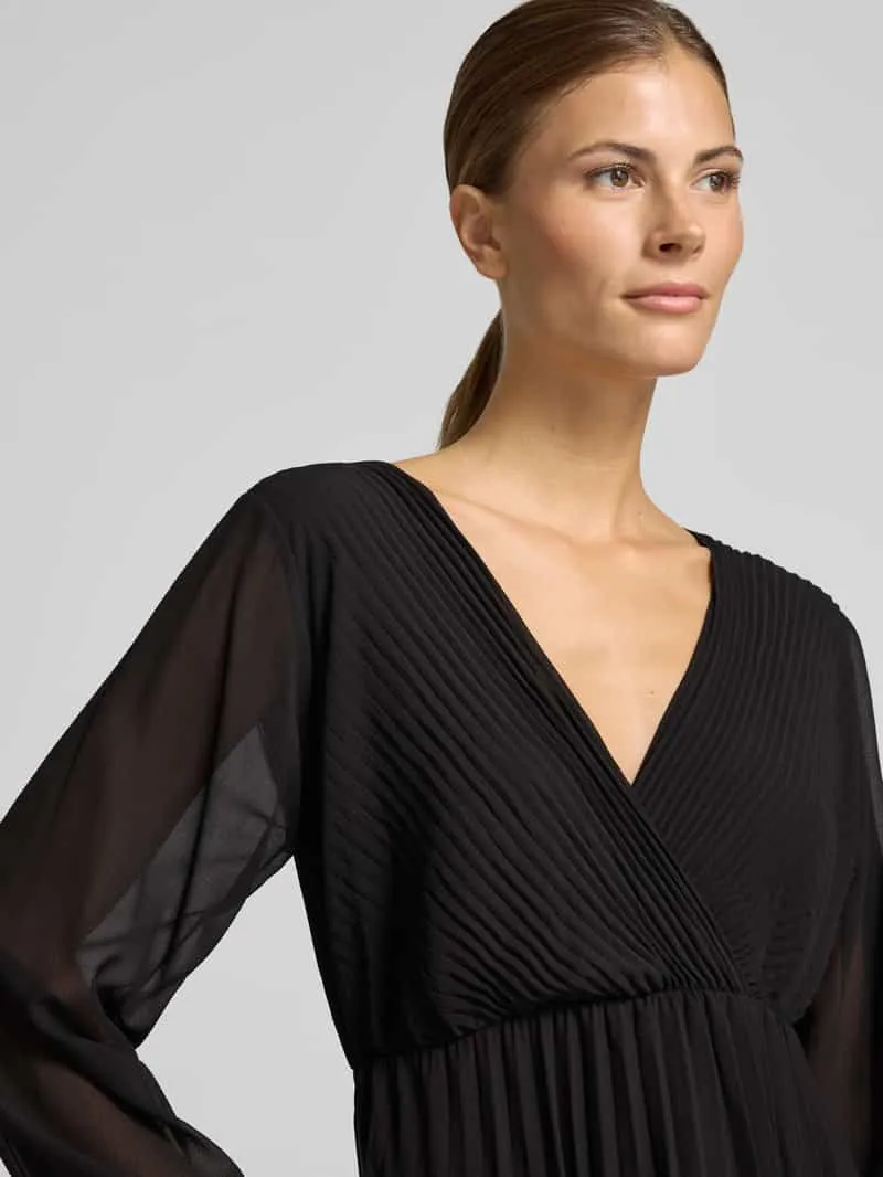 ZABAIONE Vrijetijdsjurk met v-hals model 'Im44sa' zwart, foto 5