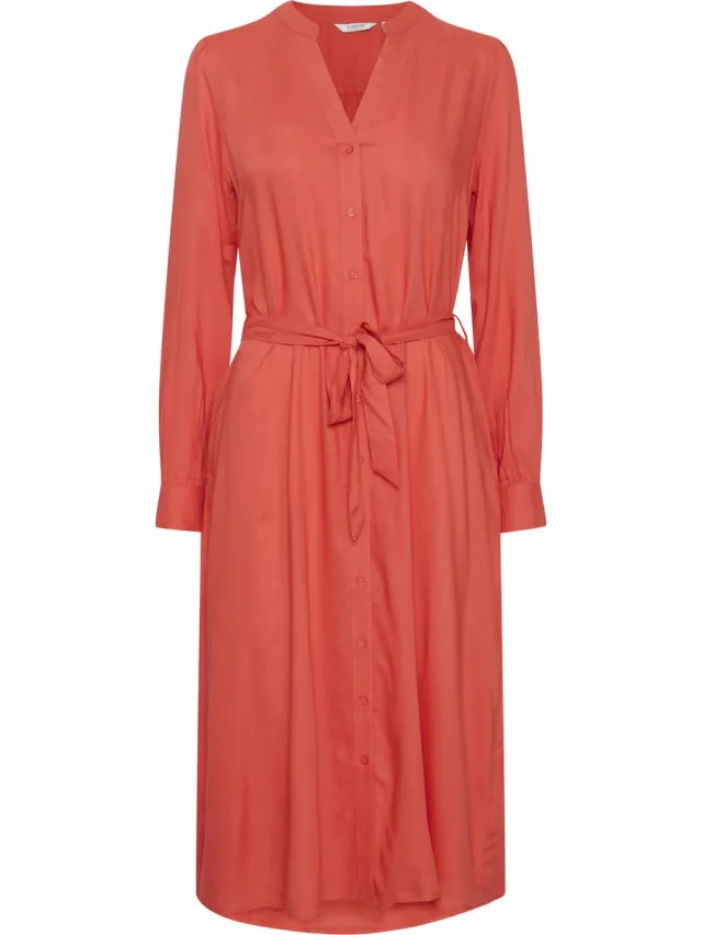 b.Young BYJOSA LONG SHIRT DRESS 2 Dames Jurk cayenne