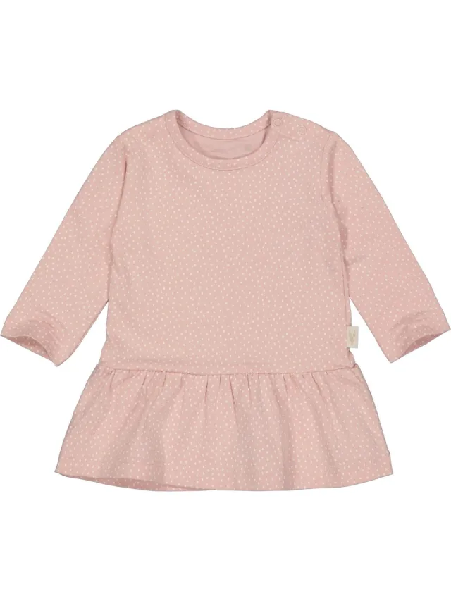 Levv newborn baby meisjes jurk Nara aop Pink Blush Dot AOP Pink Dot