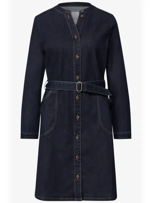 Street One Studio Denim jurk met V-hals, foto 3
