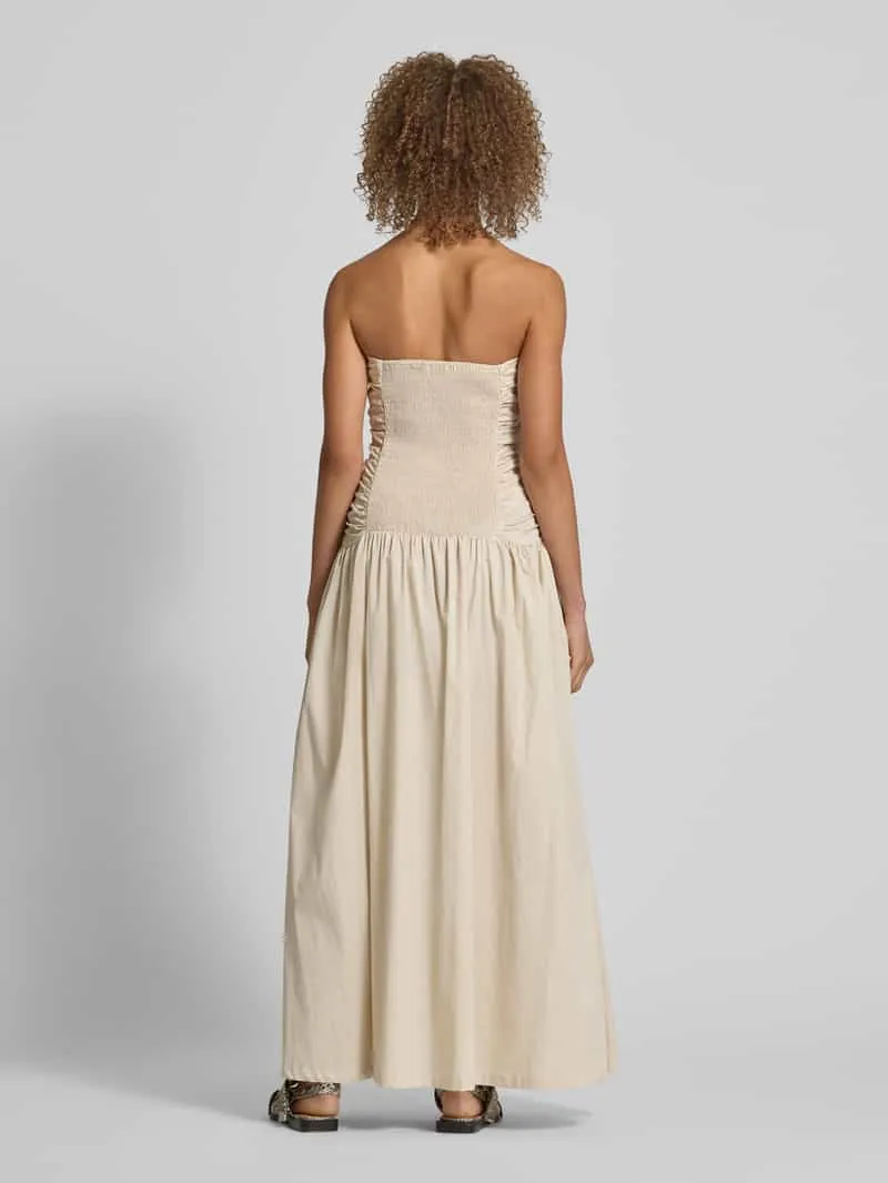 Amy Lynn Cocktailjurk met plooien model 'Shyla' offwhite, foto 4
