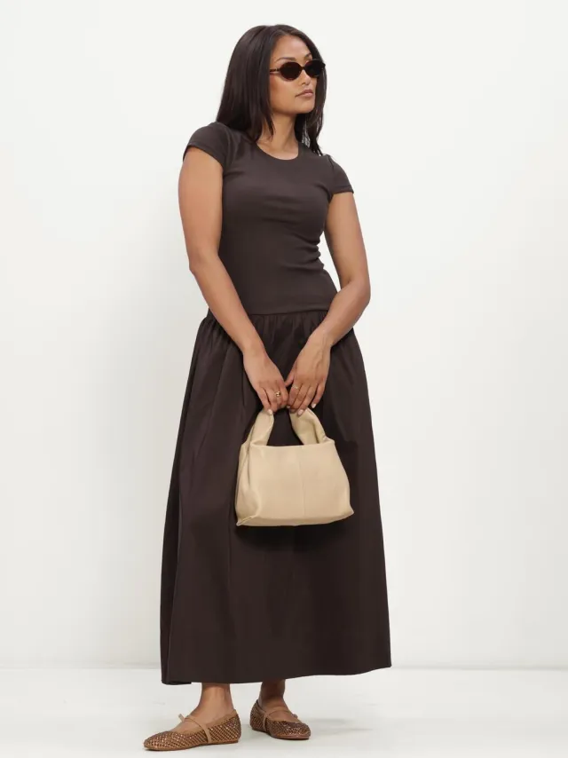 NEO NOIR Dames Jurken Tuscany Dress - Bruin